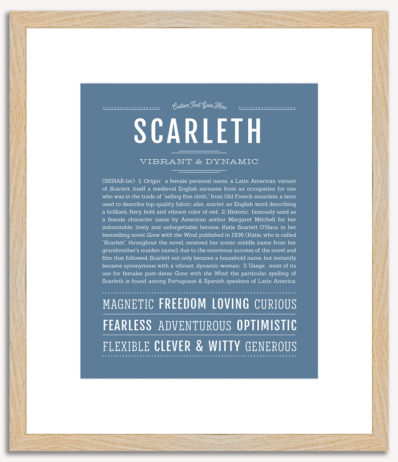 Scarleth | Name Art Print