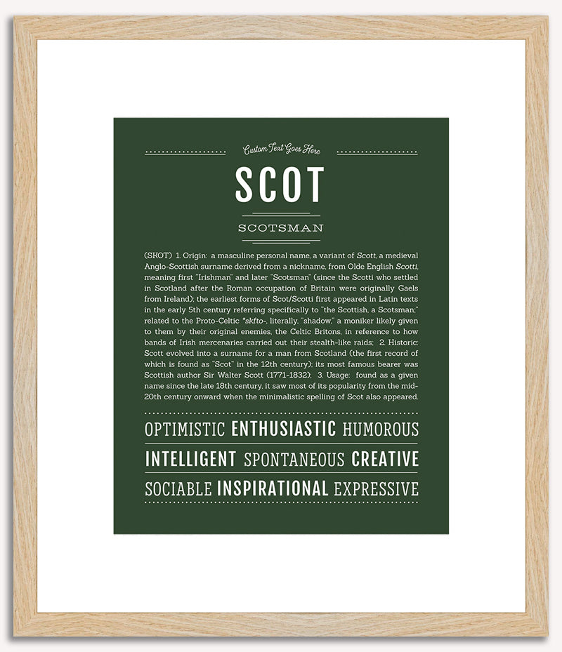 Scot | Name Art Print