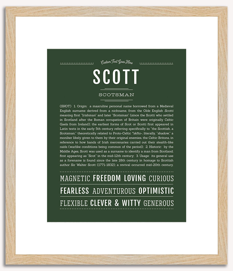 Scott | Name Art Print