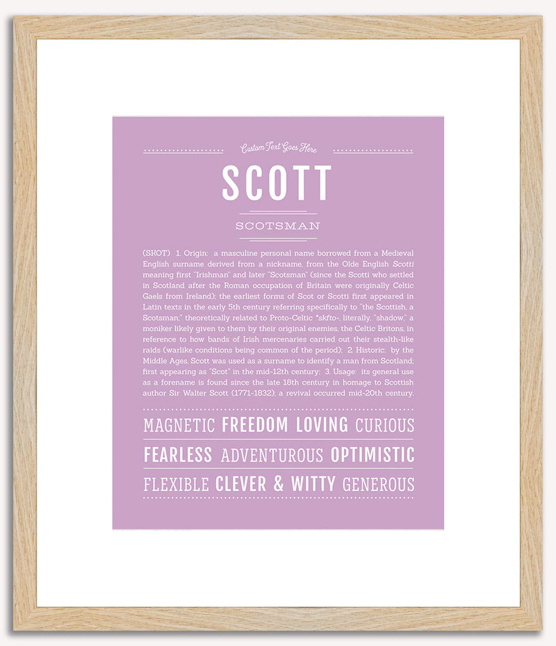 Scott | Name Art Print