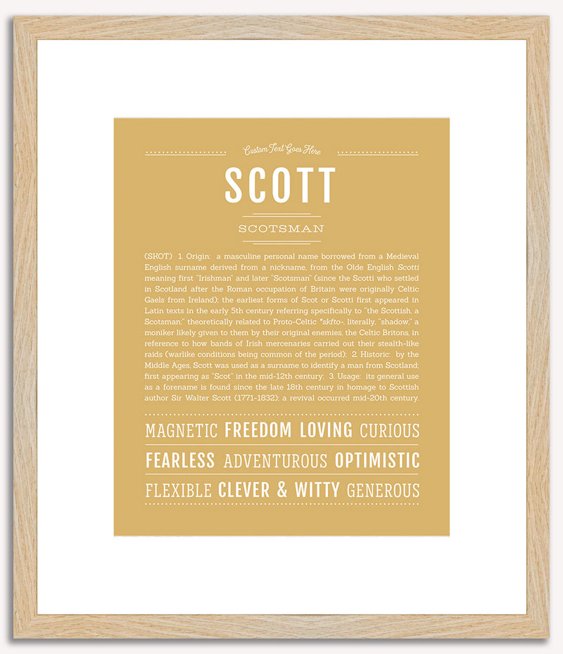 Scott | Name Art Print