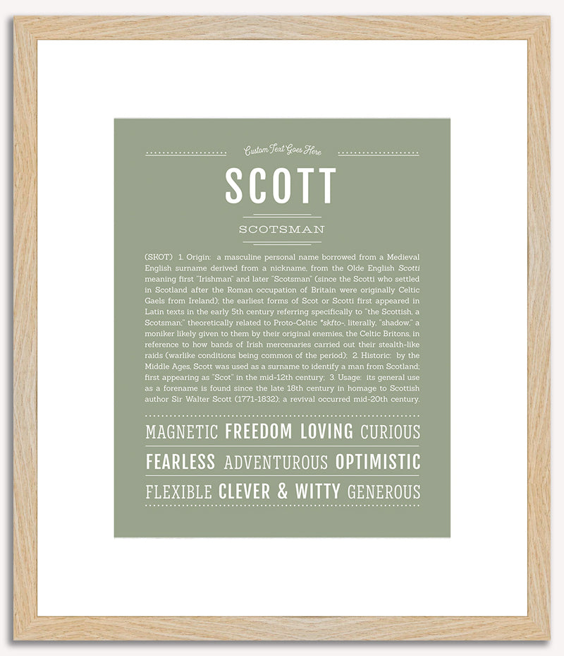 Scott | Name Art Print