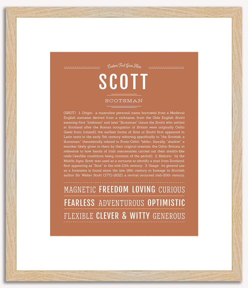 Scott | Name Art Print