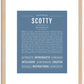 Scotty (male) | Name Art Print