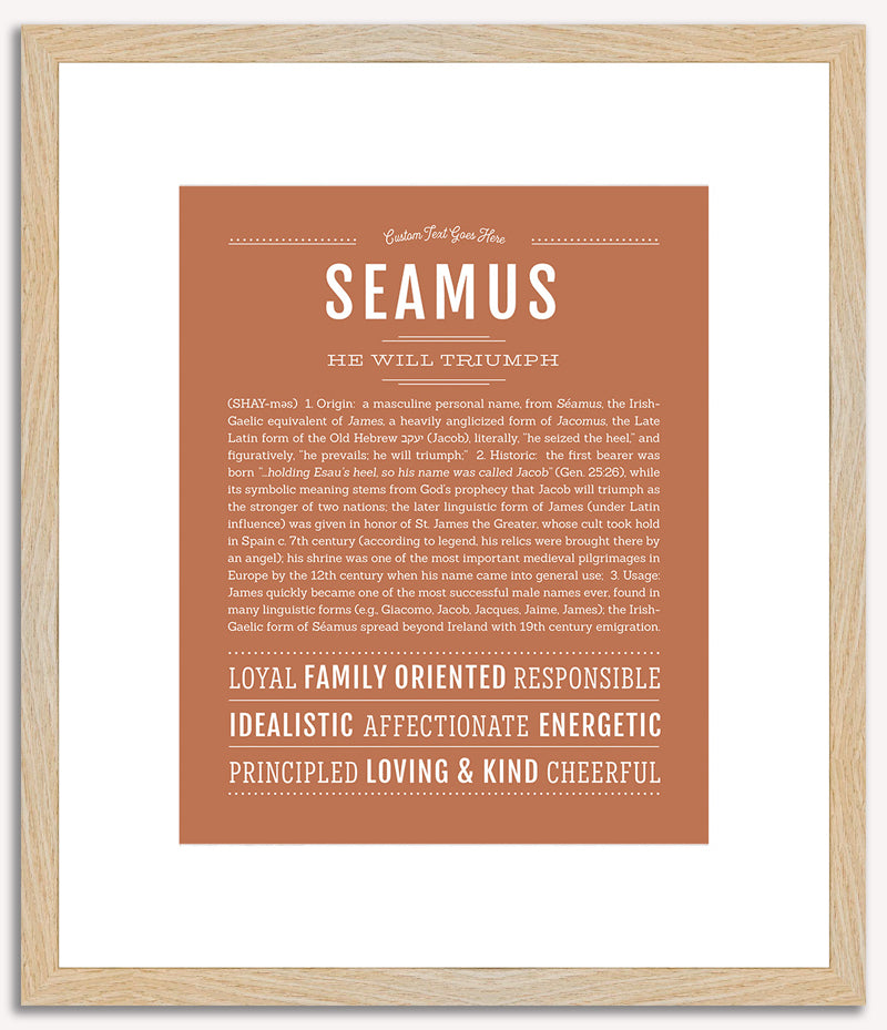 Seamus | Name Art Print