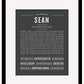 Frame Options | Charcoal Gray | Black Frame, Matted