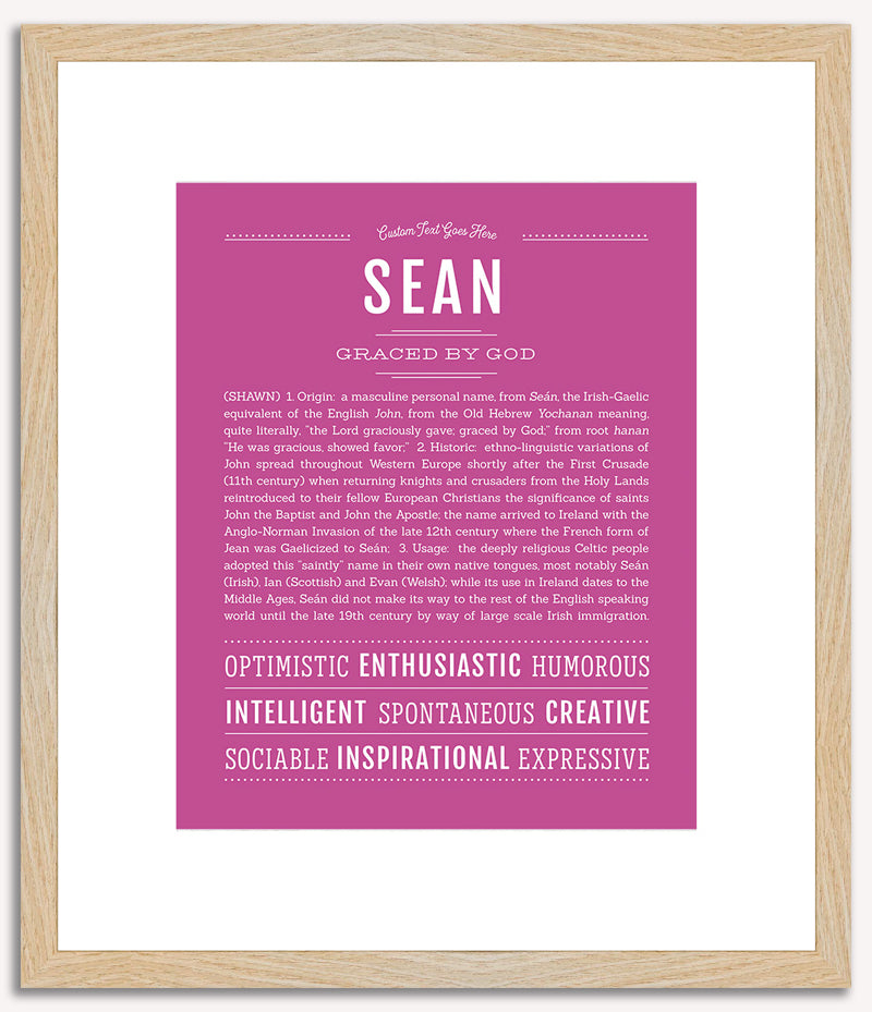 Sean | Name Art Print