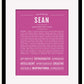 Frame Options | Dark Pink | Black Frame, Matted