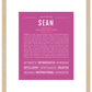 Frame Options | Dark Pink | Maple Frame, Matted