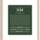 Sean | Name Art Print