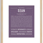 Sean | Name Art Print