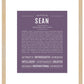 Frame Options | Deep Purple | Maple Frame, Matted