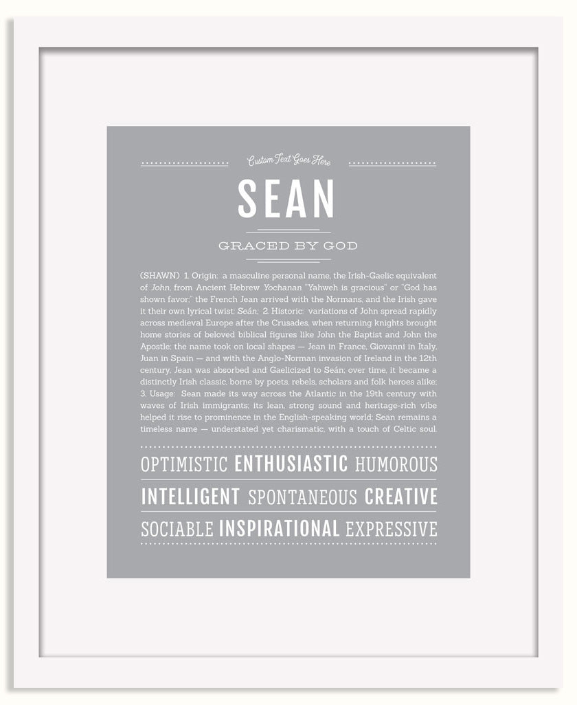 Frame Options | Light Gray | White Frame, Matted