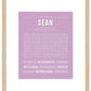 Frame Options | Lilac | Maple Frame, Matted