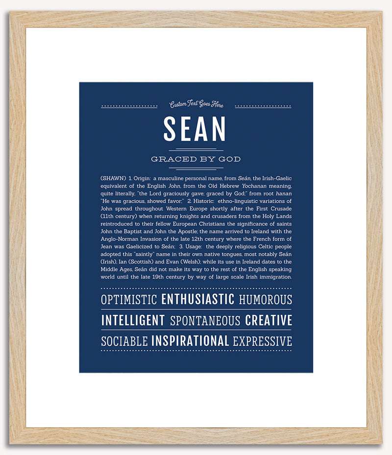 Sean | Name Art Print