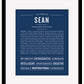 Frame Options | Midnight Blue | Black Frame, Matted