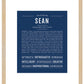 Frame Options | Midnight Blue | Maple Frame, Matted