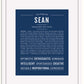 Frame Options | Midnight Blue | White Frame, Matted