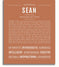 Sean | Name Art Print – Name Stories