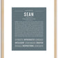 Sean | Name Art Print