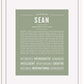 Frame Options | Sage | White Frame, Matted