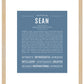 Frame Options | Steele Blue | Maple Frame, Matted