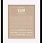 Frame Options | Tan | Black Frame, Matted