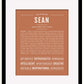 Frame Options | Terra Cotta | Black Frame, Matted