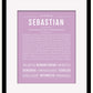 Frame Options | Lilac | Maple Frame, Matted