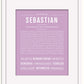 Frame Options | Lilac | Black Frame, Matted