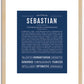 Sebastian | Name Art Print