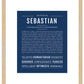 Sebastian | Name Art Print