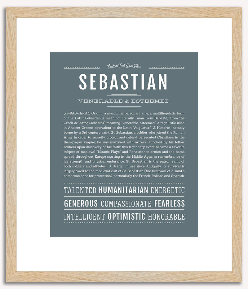 Sebastian | Name Art Print