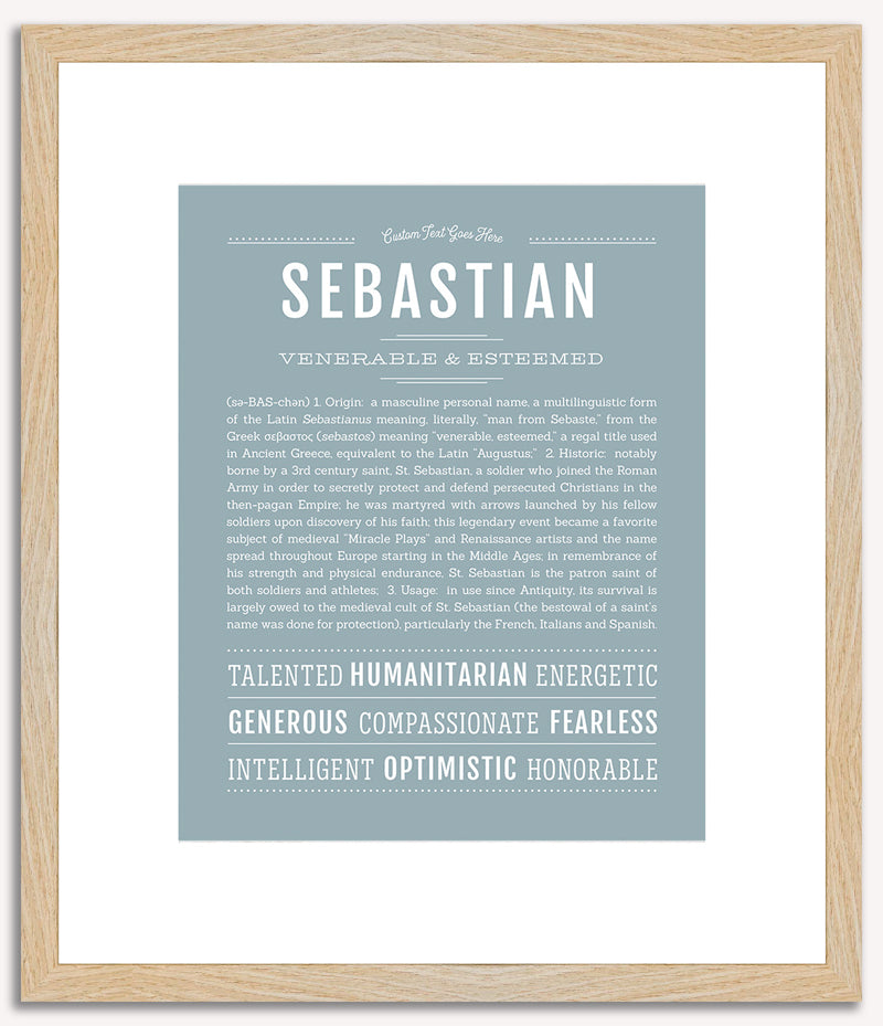 Sebastian | Name Art Print