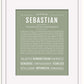 Frame Options | Sage | Black Frame, Matted