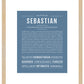 Sebastian | Name Art Print