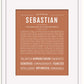 Frame Options | Terra Cotta | Black Frame, Matted