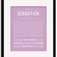 Frame Options | Lilac | Black Frame, Matted