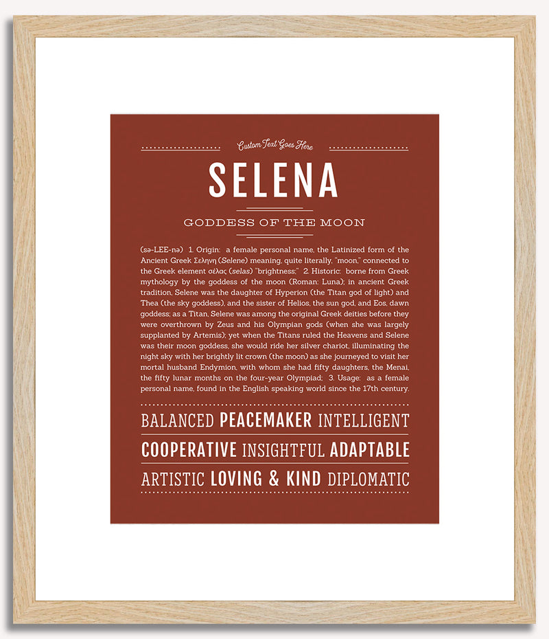 Selena | Name Art Print