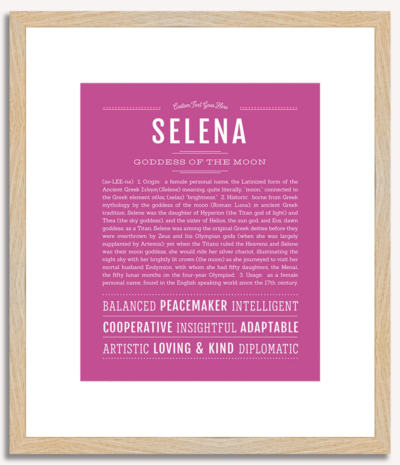 Selena | Name Art Print