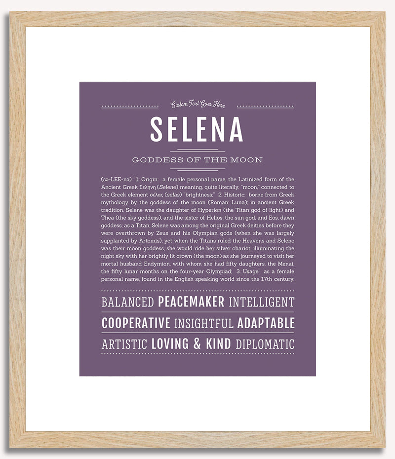 Selena | Name Art Print