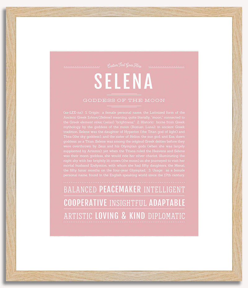 Selena | Name Art Print