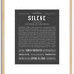 Selene | Name Art Print