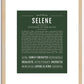 Selene | Name Art Print