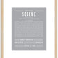 Selene | Name Art Print