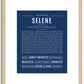 Selene | Name Art Print