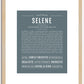 Selene | Name Art Print