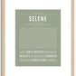 Selene | Name Art Print