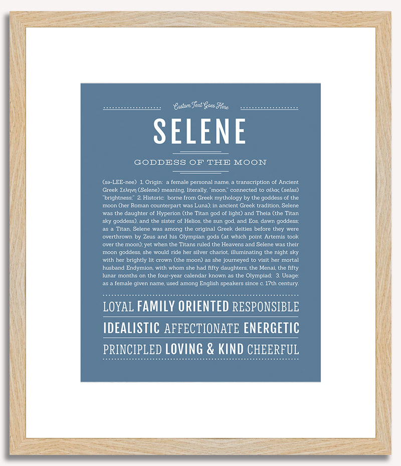 Selene | Name Art Print