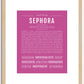 Sephora | Name Art Print